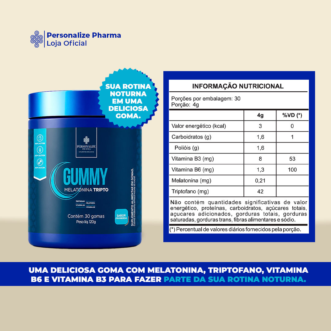 Plano equilíbrio + SAÚDE - Shot Glutamin Immunity Sabor Limão + Gummy melatonina tripto