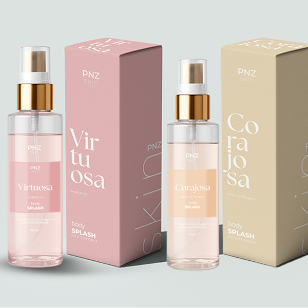 Combo 2 Body Splash - Body Splash Virtuosa - Redberry + Body Splash Corajosa - Vanilla Flower