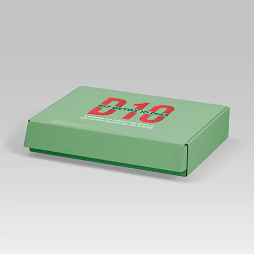 Kit Detox 10 dias - 10 sachês Shot Glutamin Immunity (Sabor Melancia), 1 Blister Ampk Ativactor, 10 sachês Shot Verde Detox, 10 sachês Shot Libid, 10 sachês Shot Sono Inteligente