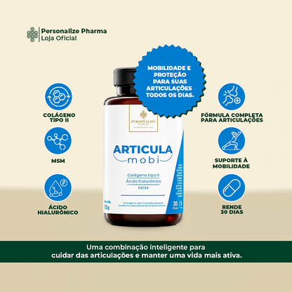 Articula Mobi - Vida mais ativa, saudável e cheia de flexibilidade - Rende 30 dias