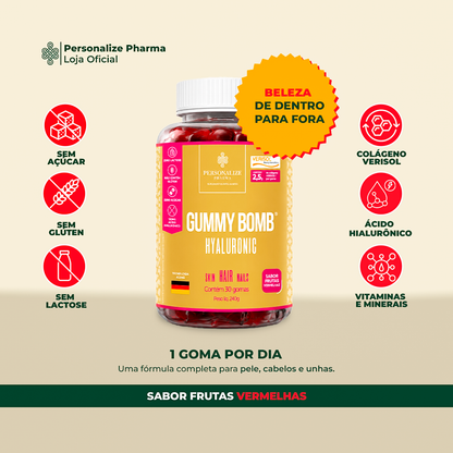 Combo Queda de Cabelo - Vitamina B12 + Gummy Bomb Hyaluronic