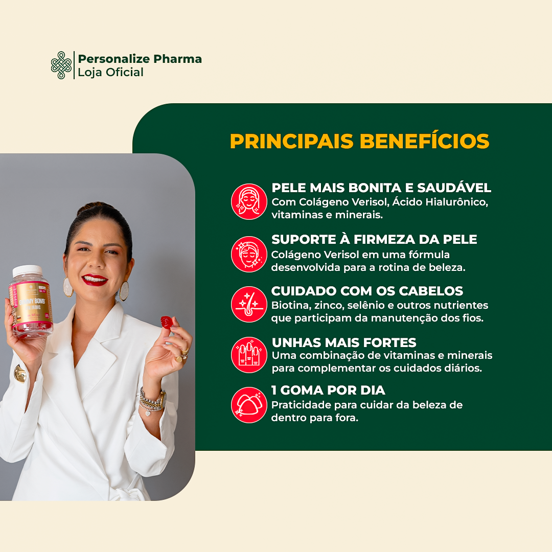 Combo Queda de Cabelo - Vitamina B12 + Gummy Bomb Hyaluronic