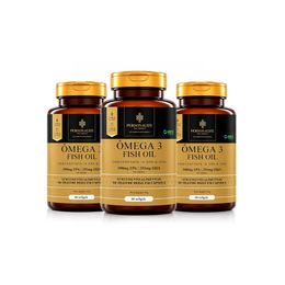 Combo Ômega 3 - 3 unidades- EPA 500mg / DHA 200mg por cápsula - 60 cápsulas