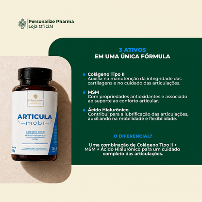 Articula Mobi - Vida mais ativa, saudável e cheia de flexibilidade - Rende 30 dias