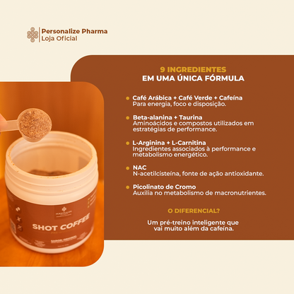 Shot Coffee - Sabor Original - 300g
