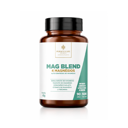MAG BLEND – Blend de 4 MAGNÉSIOS – 90 cápsulas