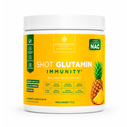 Shot Glutamin Immunity com NAC - Sabor Abacaxi- 150g