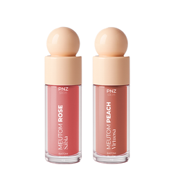Combo 2 Meutom - Meutom Rose Sábia + Meutom Peach Virtuosa -  Batom líquido, sombra e Blush