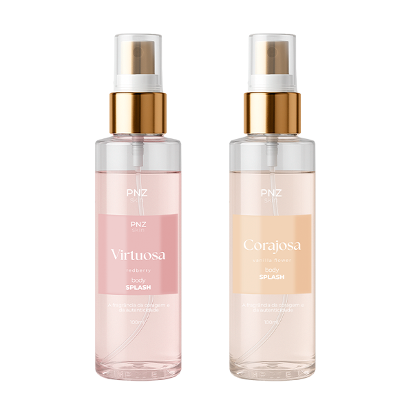 Combo 2 Body Splash - Body Splash Virtuosa - Redberry + Body Splash Corajosa - Vanilla Flower