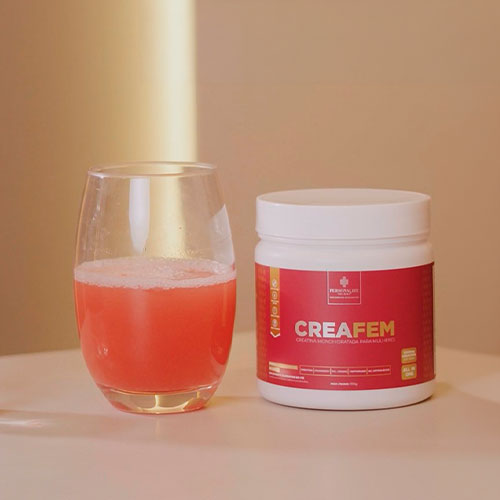Creafem - A creatina rosa para mulher - Rende 30 doses