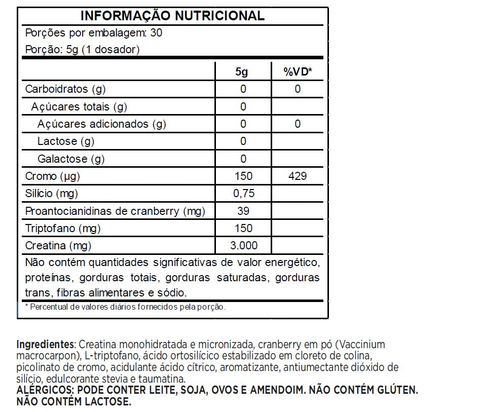 Creafem - A creatina para mulher - Rende 30 doses