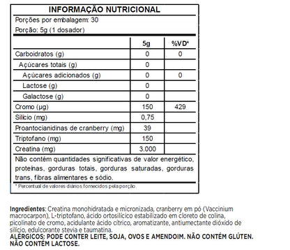 Creafem - A creatina para mulher - Rende 30 doses