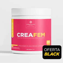 Creafem - A creatina rosa para mulher - Rende 30 doses
