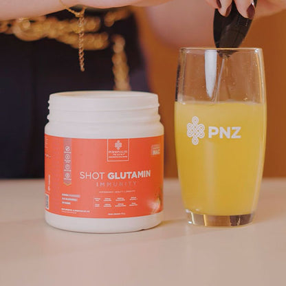 Shot Glutamin Immunity com NAC - Sabor Morango- 150g