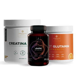Combo Preciosa - Ampk Ativactor, Creatina Pura, Shot Glutamin Immunity (sabor Tangerina)