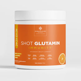 Shot Glutamin Immunity com NAC - Sabor Tangerina - Shot matinal completo e pronto -  Rende 30 dias