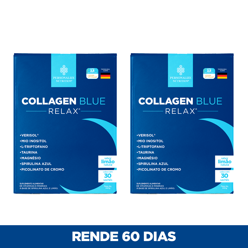 Combo 2 Collagen Blue Relax - Rende 60 dias