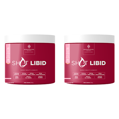Combo 2 Shot Libid - Acenda a chama que há em você - Rende 60 dias