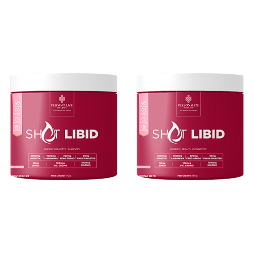 Combo 2 Shot Libid - Acenda a chama que há em você - Rende 60 dias