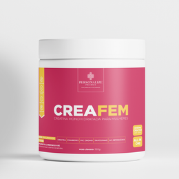 Creafem - A creatina rosa para mulher - Rende 30 doses