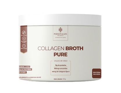 Collagen Broth - Caldo de osso - Rende 10 porções