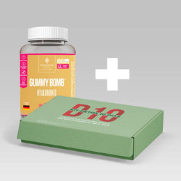 Kit Detox 10 dias + Gummy Bomb Hyaluronic - 10 sachês Shot Glutamin Immunity (Sabor Tangerina), 1 Blister Ampk , 10 sachês Shot Verde Detox, 10 sachês Shot Libid, 10 sachês Shot Sono Inteligente