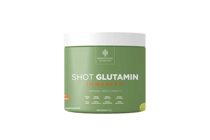 Shot Glutamin Immunity com NAC - Sabor Limão - Shot matinal completo e pronto - 30 doses