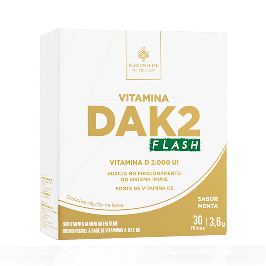 Vitamina DAK2 Flash - Sua saúde e imunidade em 1 Flash!